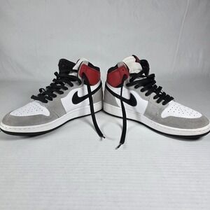 Nike Air Jordan 1 Retro OG Light Smoke Grey GS Size 6.5Y 575441-126 YOUTH
